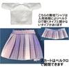 Olyoly 1/6 Doll Outfit Set T-Shirt Denim Shorts Cute Top and Bottoms for 30cm Miniature Dolls