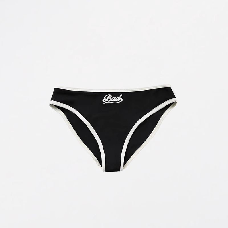 

South korea Badblood Sports Shorts Women Short Letter Embroidery American Gyaru Niche Waist Hugging Hot Pants Casual Pants Black Briefs M