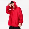 Windproof and Waterproof Zipper Hooded Wear-resistant Jacket Versatile Seamless Collar Jacket Men's Couple Jacket