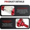 Downhill 1 PC Car Fuel Filter, In-line Fuel Filter, Alloy Rust-Proof and Durable Efficient Filter Oil Cup, Engine Protection Oil Filtering Cup