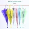 Best-Selling 8-Rib Japanese Transparent Umbrella with Curved Handle - Ideal for Sketching, Dancing, and Advertising Props