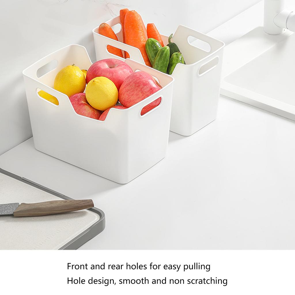 Comfortable Storage Box for Women Hand Box Plastic Organizing Basket Portable Storage Case for Kitchen Bathroom Office