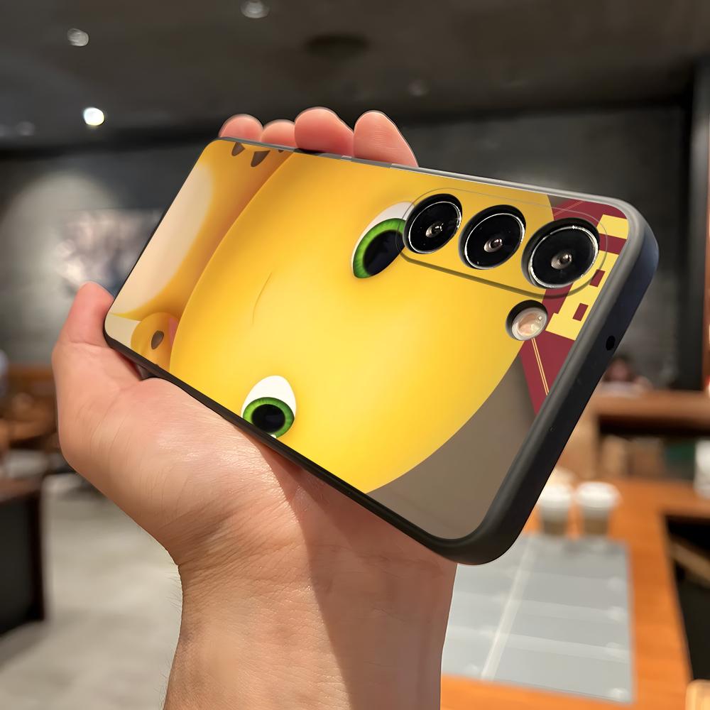 C-Cute N-Nailong Phone Case For Samsung A56 A36 A26 A16 A15 A25 A35 A55 A14 A34 A24 A54 Black Soft Shell
