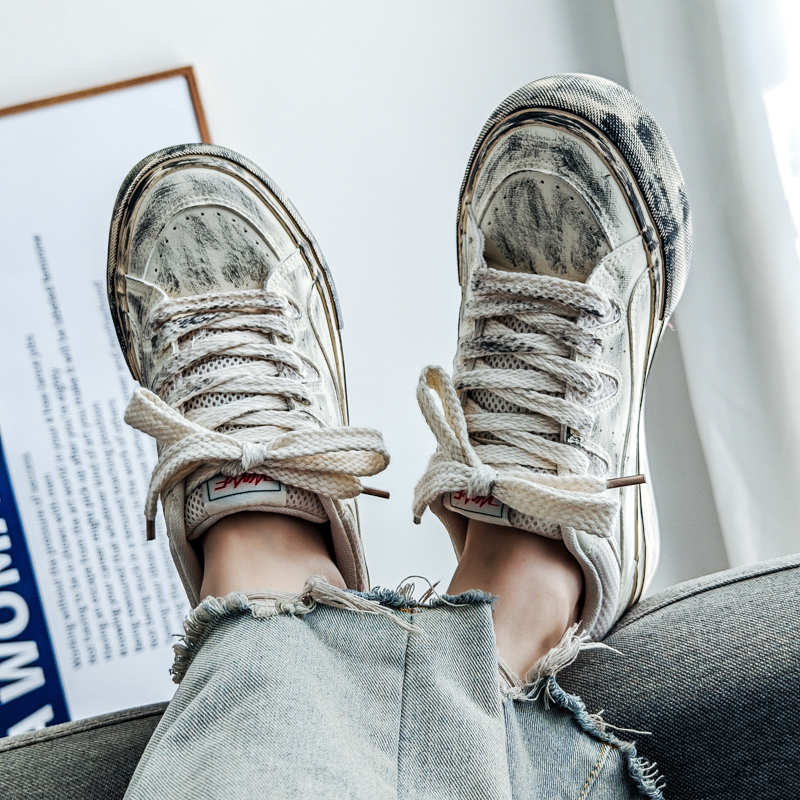 Rundfuß Zimni Herrenschuhe Weiße Sneaker Herren Golfzubehör Laufschuhe Joggingschuhe Sport-Sneaker Weitfuß Boty