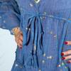 Gold Fish Dress Sea Blue Nomad