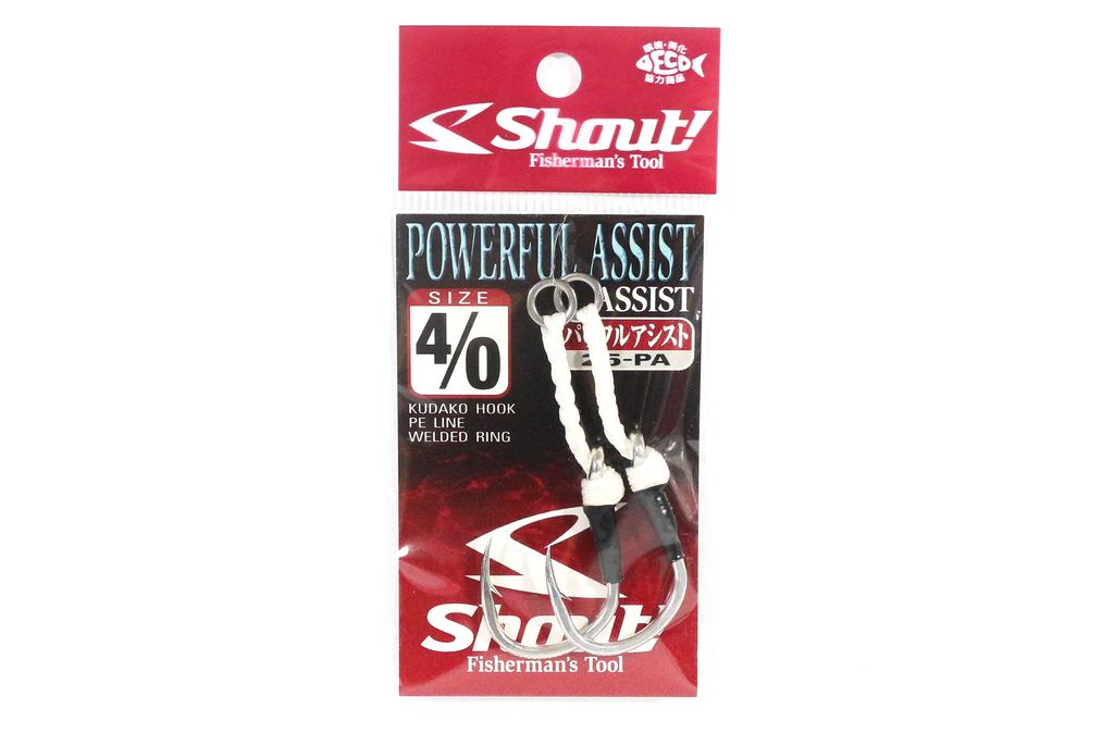 Shout 25-PA Power Assist Rigged Hook Size 4/0 (9404)