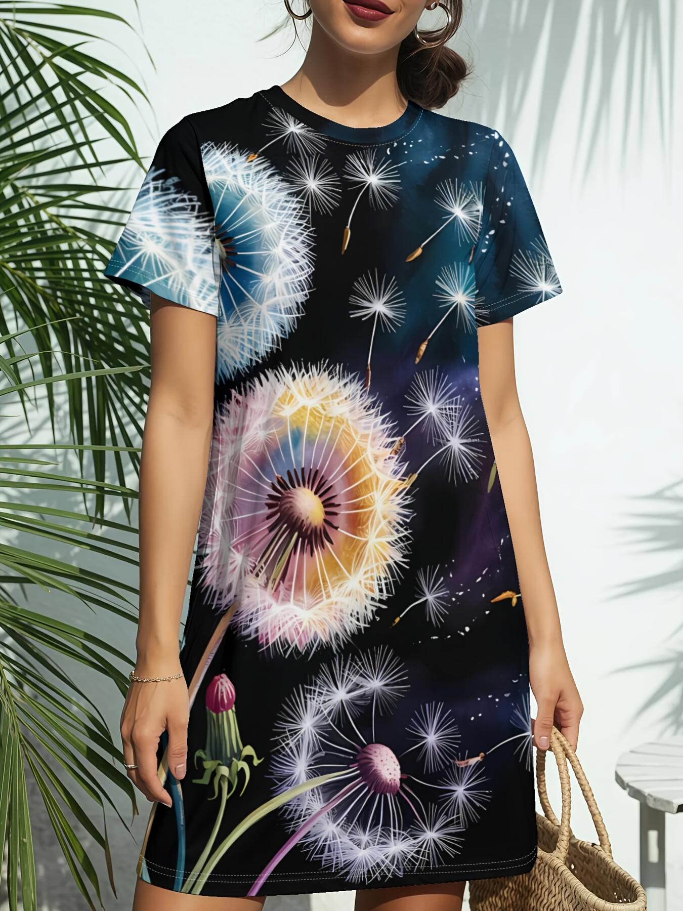 

Women s Short Sleeve T-Shirt Dress - Crew Neck -Line Dress with T-Shirt Top ;. Casual Spring Summer Outfits. Regular Fit Blouse Style Dress Suitbe f 2XL дубильная кора