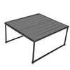 Camping Folding Table Outdoor Hiking Detachable Foldable Small Beach Table Multi Functional for BBQ Patio Travel L