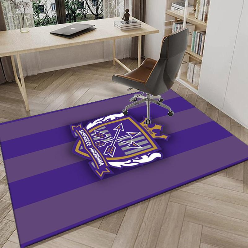 Football Club Emblem Printed Area Rug for Office, Chair Rug, Decorative Carpet Floor Mat, Large Size Fan gifts Christmas gifts