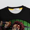New Movie Comic Print Long Sleeve Pajama Set for Kids and Teens