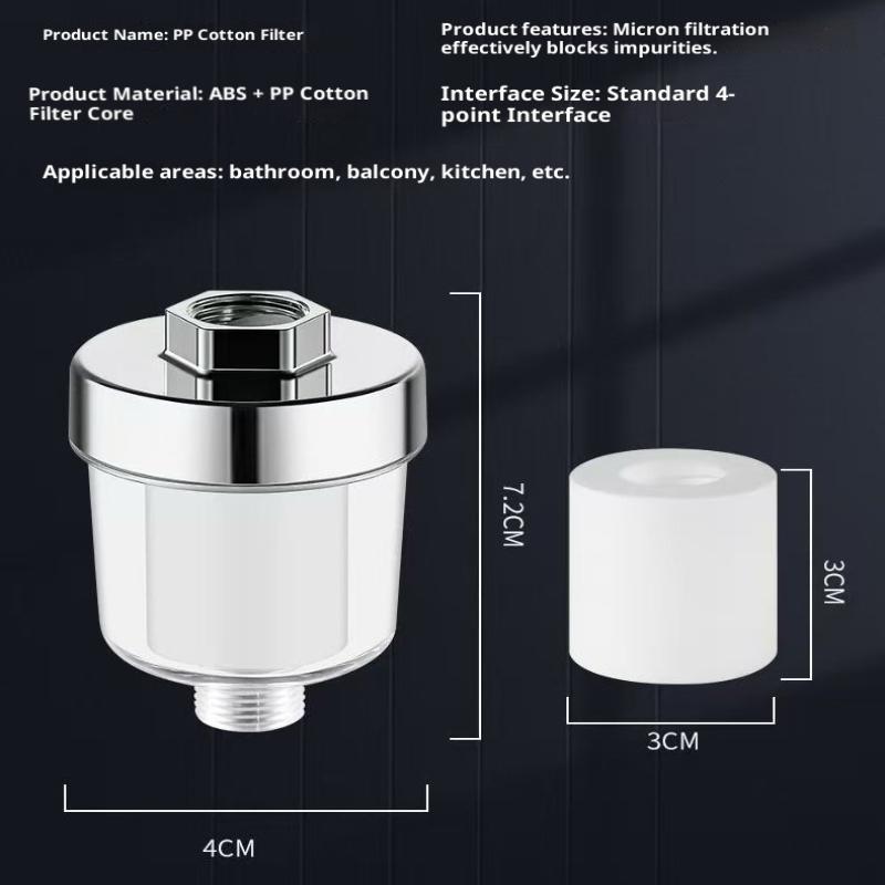 1PC Water Outlet Purifier Kits Universal Faucet Filter Kitchen Bathroom Shower Household Filter PP Cotton High Density Filter