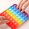 Fidget Push Bubble Silikon Sensorische Stressabbau Spielzeuge ADHS Angst Kinder Party Mitgebsel Nikolausgeschenke Geschenke Klassenzimmer Preise