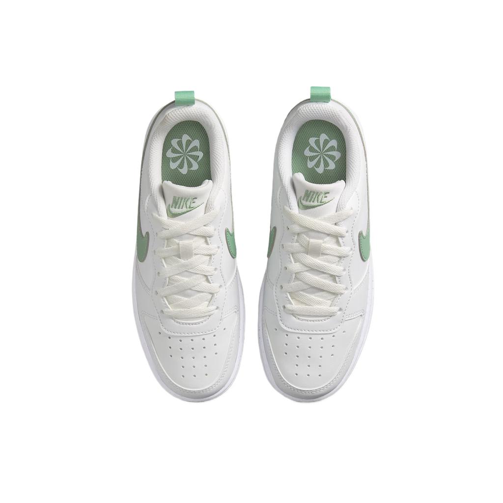 Nike Court Borough Low Recraft Comfortable Fashionable Simple Versatile Low-Top Kids Basketball Shoes Kids sneaker White DV5456130