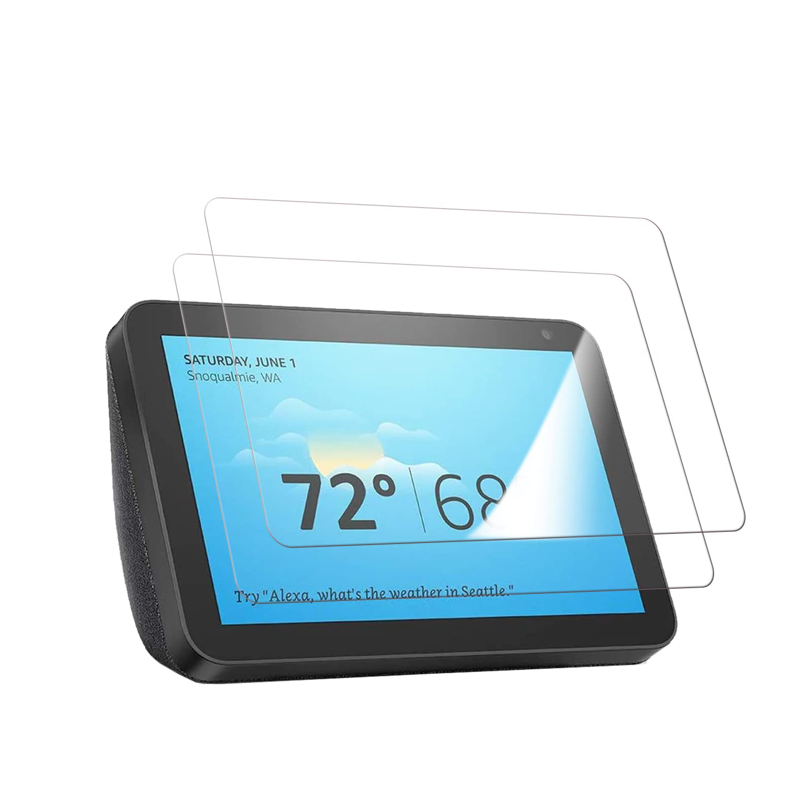 

[Pack of 2] Echo Show 8 1st Gen 2019 Glass Film LCD Protective Film For Show 8