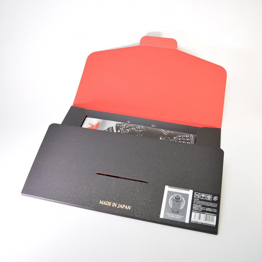 ORIGAMI SAMURAI BW3 Modell Origami Rüstungsbausatz Schwarz