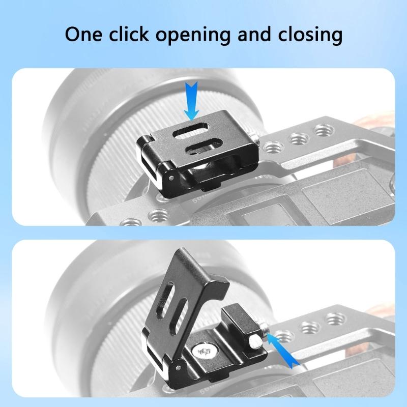 DSLR Camera Cable Organization Clip HDTV Data Cable Clamp Wire Lock Mount Adapter for Securing Camera Lighting Equipment