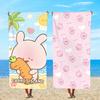 A-Asamimichaans Cartoon Schläfrig Niedlich Handtuch Textil Bademantel Strand Schnelltrocknend Leicht Tragbar Camping Schwimmbad Reise