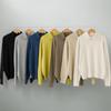 New Arrivals Open Run Women Collar Neck BuTTon Long Sleeve T shirT Daily kniT
