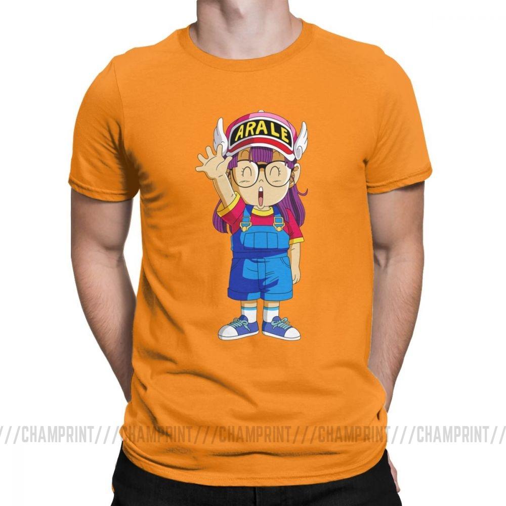 Dr Slump Men T Shirt Arale Funny 100 Cotton Short Sleeve Tees O Neck T Shirt