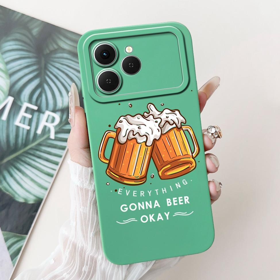 For Techno Spark 40 Case Cover Silicone Cute Cartoon Fashion Luxury Funny Cool Painted Phone Case For Tecno Spark 40 Back Cover