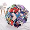1pc Outdoor Umbrella with Arale and Anime Characters - Automatic Opening/Closing, Portable 3-Fold Design, 8-Rib Iron Frame - Perfect Gift for Fan