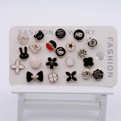 Korean Style Versatile Brooch: No-Sew Button for Clothing, Scarf, Hat & Lapel Decoration