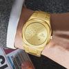 Men Gold Watches Top Brand Luxury Stainless Steel Watchband High Quality Male Clock Creative Design Date Wristwatch