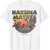 Disney The Lion King Hakuna Matata Sunset Silhouette Poster T-Shirt