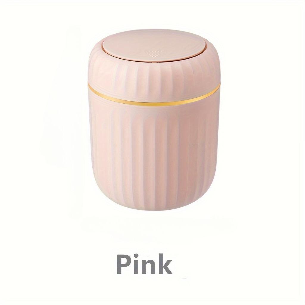 

Desktop Trash Can with Lid Garbage Waste Bin Organizer Bedroom Office Desk Storage Box Mini Pressing Light Luxury Car Trash Can