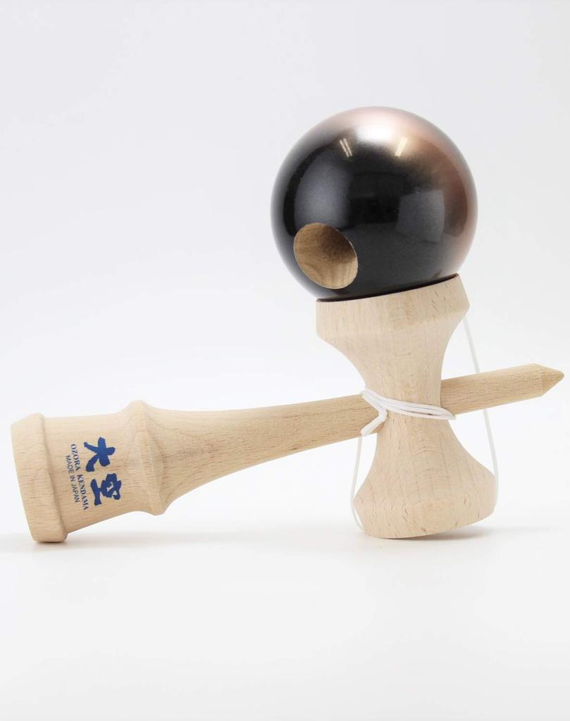 New Japan Kendama Association Certified Competition Kendama "Ozora" Made in Japan (OZORA KENDAMA) Galaxy Orange