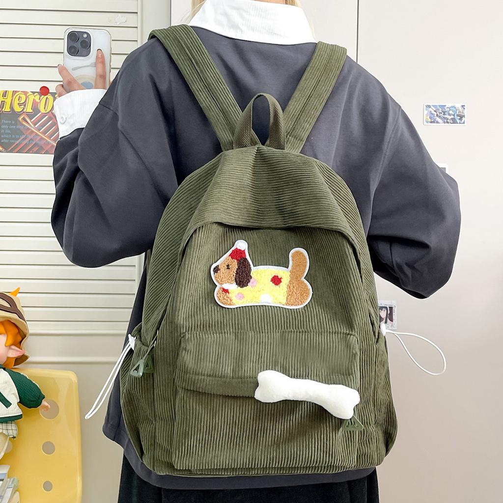 Schoolbag New Stylish Simple Large Capacity Backpack Cute Girl Student School Bag Leisure Commuter Cartoon Primary School Backpack