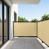 Balcony Privacy Screen 150 x 700 cm Fabric with PU Coating Sand