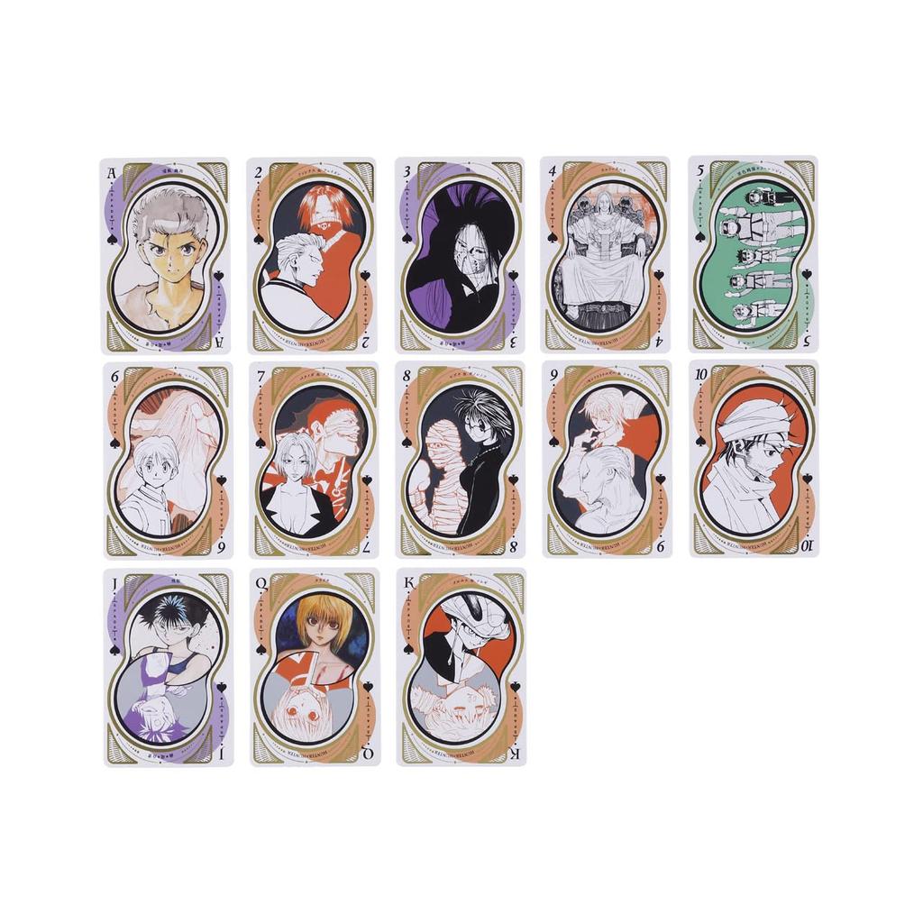 Yoshihiro Togashi Exhibition Foil Stamped Playing Cards Foil Stamped Original Art Exhibition Togashi Exhibition Yoshihiro Togashi Hunter x Hunter Yu