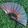 Folding Fan Brilliant Color Outfit Accessories Decorative Simple 13 Inch Festival Halloween Folding Fan Home Decoration