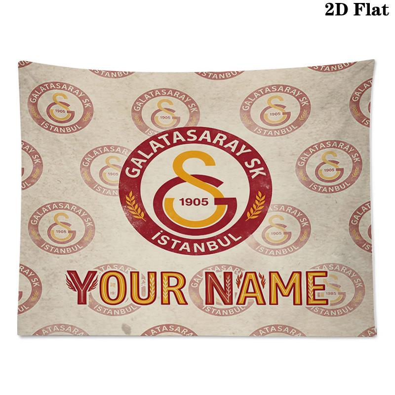 Custom Name Galatasaray2 Printed Tapestry – Wall Hanging for Bedrooms, Dorms, and Home Decor