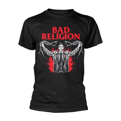 BAD RELIGION - SNAKE PREACHER Zwart T-shirt Medium