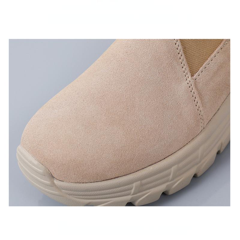 Casual Women's Shoes Slip-on Lazy Shoes Thick-soled Wedge Soft Comfortable Women's Platform Loafers Breathable Outdoor Walking