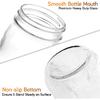 2 Pack Regular Mouth Mason Jars 16oz Glass Canning Jars with Airtight Lids for Preserving, Jam, Honey, Jelly, Wedding Favors, Sauces, Meal Prep,