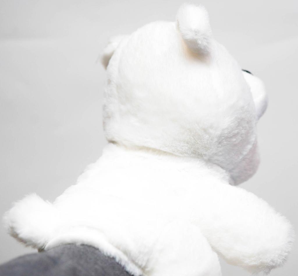 Polar Bear Puppet, Ventriloquism Gloves, Plush Toy [with Meat]