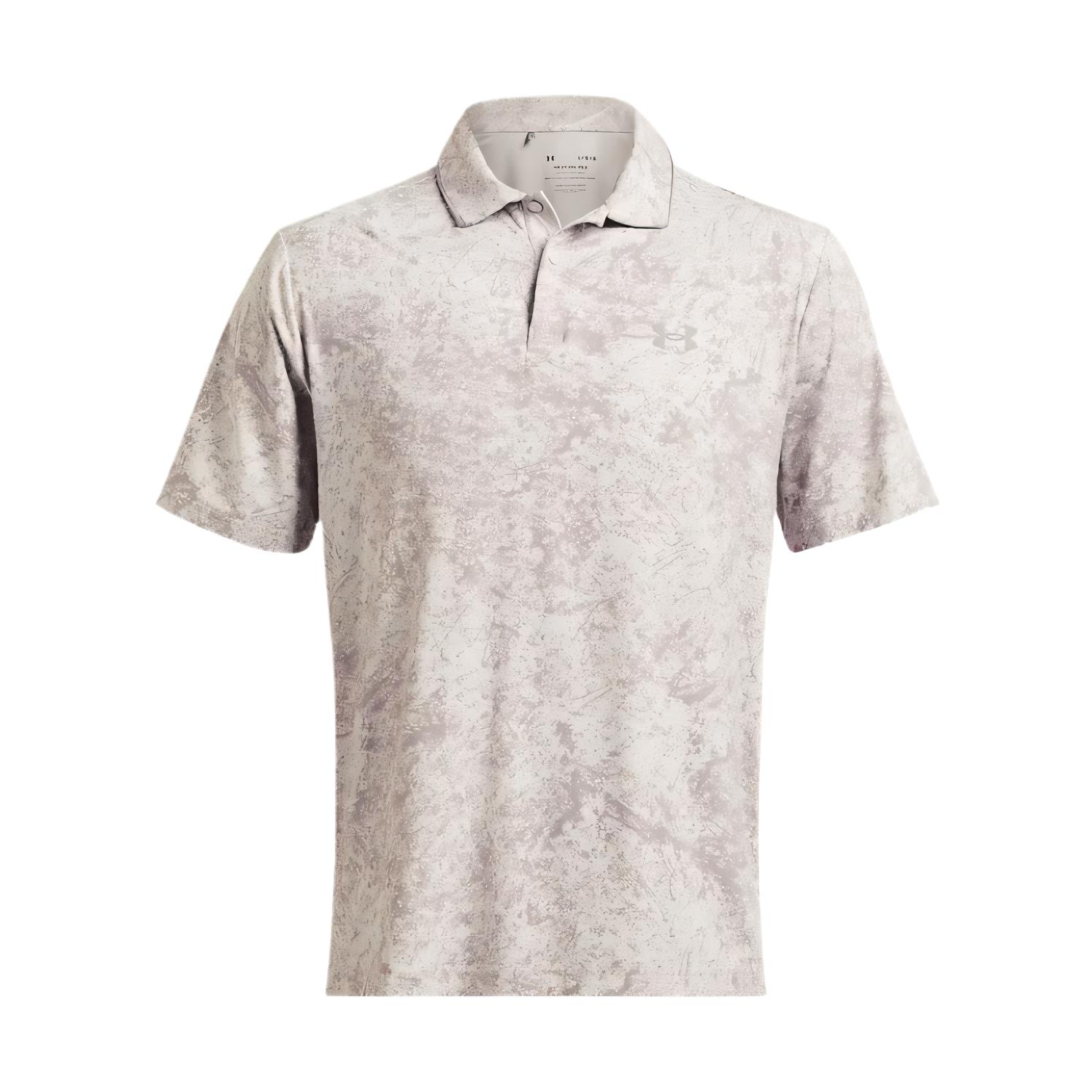 

Under Armour Iso-Chill Comfortable Fashionable Simple Versatile Short Sleeve Polo Shirt Men tops Gray 1377366-289 XXL