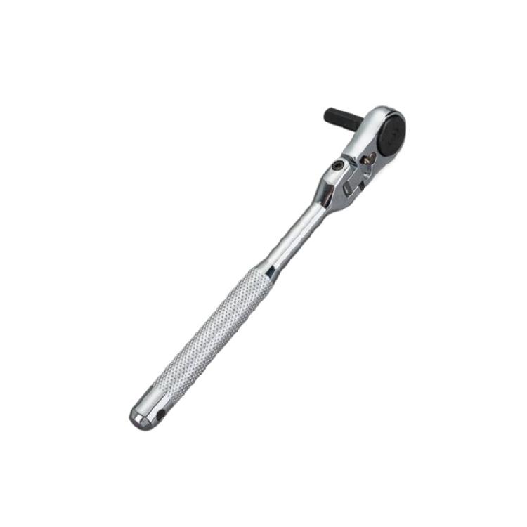 2 in 1 Flexible Head Wrench Steel Industrial Ratcheting Wrench Polishing Flexible Head Ratchet Combination Wrench