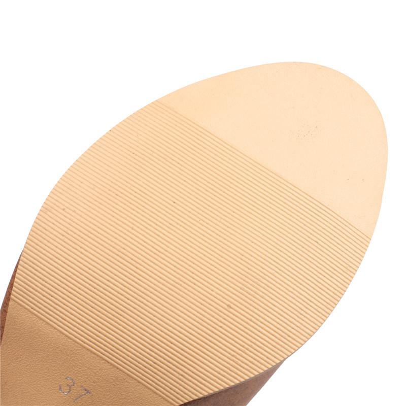 Women's High-heeled Sandals Spring and Summer New Thick Heel Large Size Casual Fish Mouth Roman Sandals