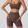 Seamless High Waist Sports Bra And Yoga Pants Set For Women With Breathable Quick Dry Fabric