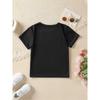 Europäische Größen Kinder HOLLY JOLLY Vintage Muster T-Shirt - Buntes Blumenmuster, Rosa Kontur, Lässiges Kurzarm-T-Shirt für Mädchen - Ideal für