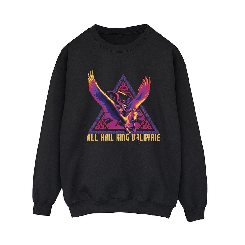 Marvel Womens/Ladies Thor Love And Thunder All Hail Valkyrie Sweatshirt