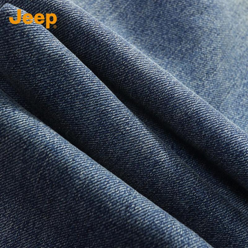 Jeep Men's Autumn/Winter Straight-Leg Jeans