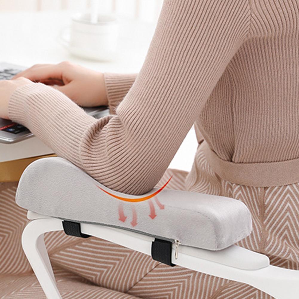 2pcs Soft Armrest Cushion,Home/Office Chair Arm Rest Elbow Support Pads,Soft Comfortable Chair Arm Pads For Various Types Chair