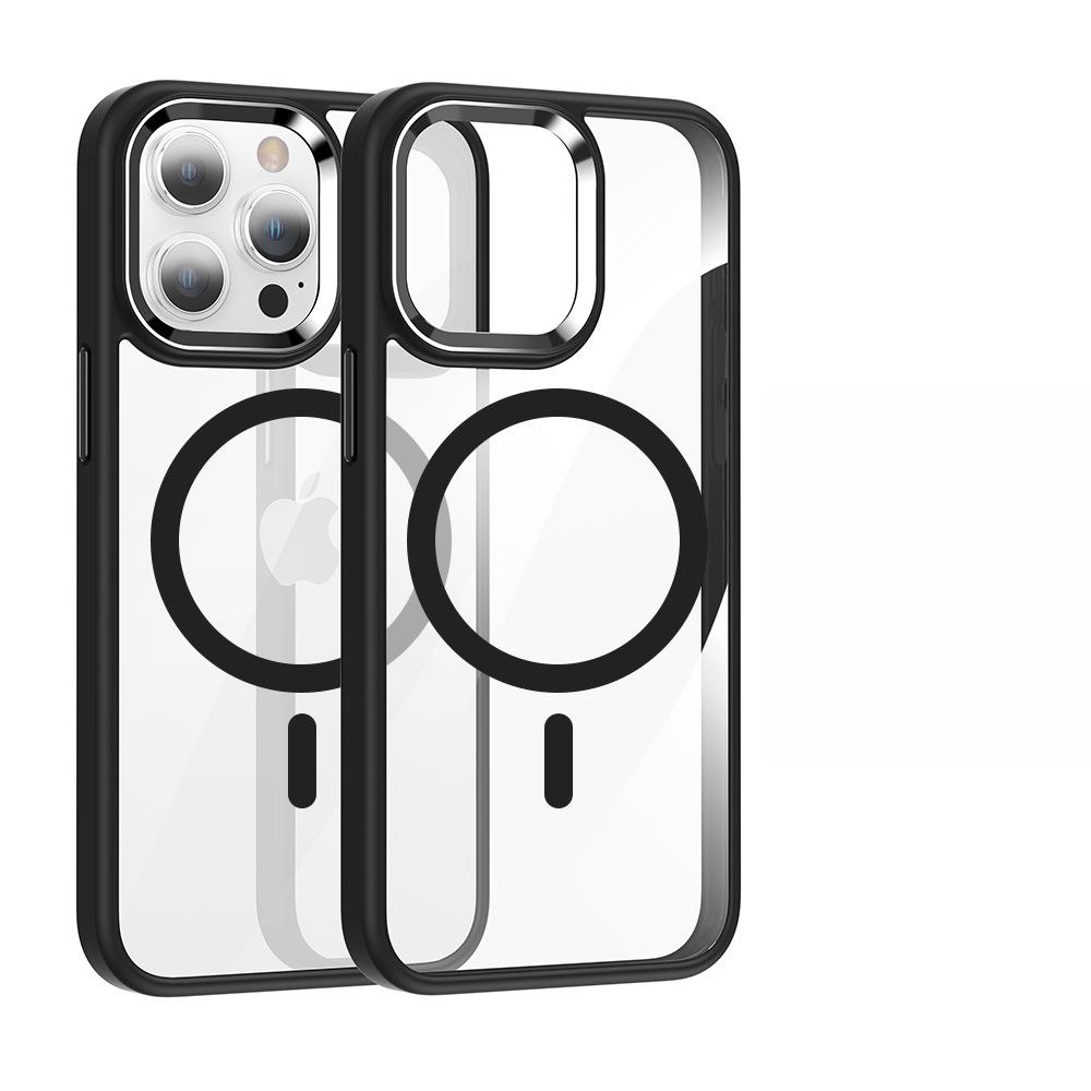 Applicable To Apple 16 Mobile Phone Case IPhone 14 Metal 13 Transparent 15 ProMax Skin Feeling 12 Magnetic 16E Set 15