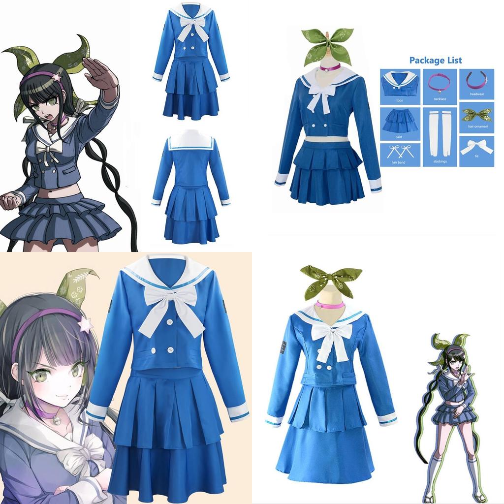 Anime Danganronpa V3 Killing Harmony Women's Cosplay Costume Set With High-quality Uniform Cloth
