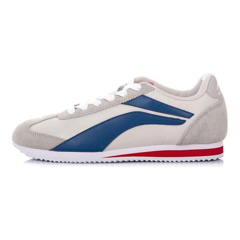 Li-Ning 3K Mens Low Top Running Shoes Grey Blue ALCH113-2 39